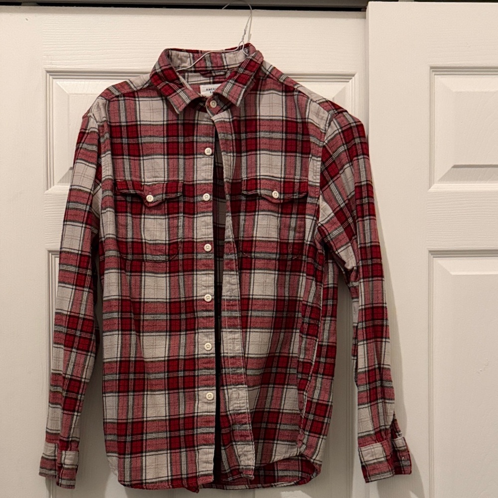 American Eagle Plaid Men's Flannel